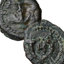 HEROD the Great. Lifetime of JESUS CHRIST Rare Widows Mite Coin Jerusalem mint - £107.92 GBP