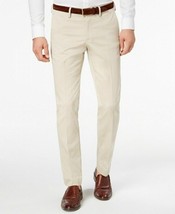 $128 Michael Kors Men&#39;s Causal Slim Fit Stretch Pants, Color: Stone, 38x30 - $79.19