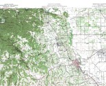Sebastopol Quadrangle, California 1954 Topo Map USGS 15 Minute Topographic - $21.99