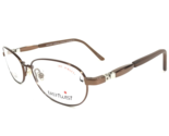 EasyTwist Petite Eyeglasses Frames Mod.ET696 10 Brown Oval Turboflex 50-... - $93.52