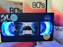The Thing VHS Lamp With Airbrushed Artwork ,Top Quality!Amazing Gift - £34.70 GBP
