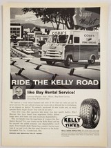 1961 Print Ad Kelly Springfield Tires GMC Bread Truck Cumberland,Maryland - $13.93
