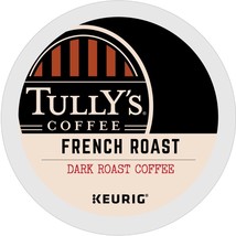 Tully&#39;s French Roast Coffee 24 to 144 Keurig K cups Pick Any Size FREE SHIPPING  - £19.65 GBP+