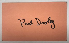Paul Dooley Signed Autographed Vintage 3x5 Index Card - $12.99