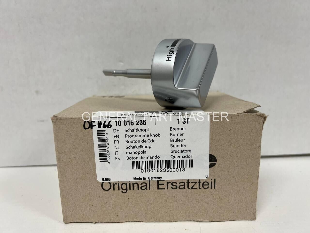 GENUINE OEM Miele Programme knob Burner 10016235 - $127.71
