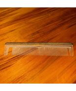 Vintage Art Deco Celluloid Comb With Engraved Top - Floral Design - Made... - €29,53 EUR