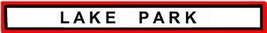 American Flyer LAKE PARK SIGN FLYERVILLE MINI-CRAFT STICKER Parts - $9.99