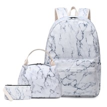 Marble Backpack For Girls, Cute Backpacks For School, Bookbags For Girls 15.6 In - £37.95 GBP