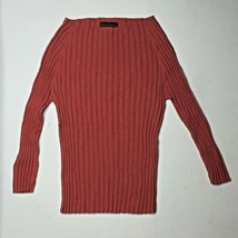 Banana Republic Womens Sweater Coral Size M Scrunched Sleeves - £39.33 GBP