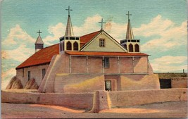 Old Church Of St Augustine Isleta New Mexico Postcard Posted - £7.87 GBP