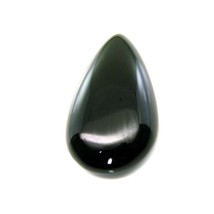 Top Qualità Grande 29.3Ct Onice Nera Pera Cabochon Gemma - £11.39 GBP