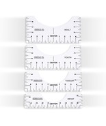 T-Shirt Ruler Guide T-Shirt Alignment Ruler Tool T-Shirt Design Set of 4... - $19.14 CAD