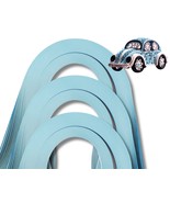 Cardstock Quilling Strips On-edge 300 Strips Blue X22 - 1 mm/3 mm/5 mm - €5,01 EUR