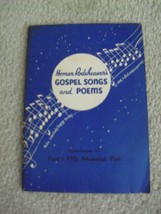 Vintage 1935 Booklet Home Rodeheaver&#39;s Gospel Songs and Poems - $21.78