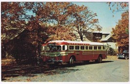 Postcard Sightseeing Bus Lodge Skyline Drive Shenandoah National Park Virginia - £2.91 GBP