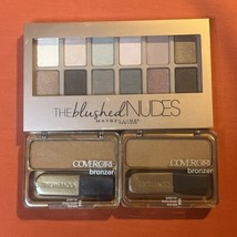 Maybelline New York The Blushed Nudes Eyeshadow+ 2 Covergirl Bronzers - $18.62