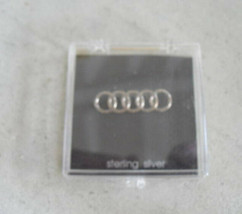 Vintage Sterling Silver Brooch Pin 5 Circles NOS - £14.24 GBP