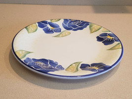Dansk Italian Floral 10.5&quot; Dinner Plate Made In Italy Floral Hand Painted - £7.74 GBP