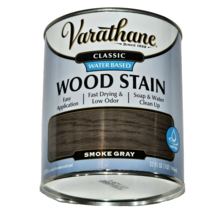 Varathane Classic Water Based Wood Stain Easy Fast Drying Smoke Grey 32oz. - $23.99