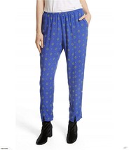 FREE PEOPLE Femmes Pantalon Shirt Up Elegante Bleue Taille XS OB656313  - $32.93