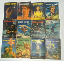 Lot of 12 Astounding Science Fiction Magazines Complete 1950 &quot;Dianetics&quot; Hubbard - £297.84 GBP