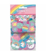 Unicorn Confetti Magical Colorful Round Birthday Decorations Party Suppl... - $7.88 CAD
