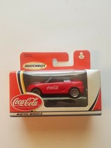  Matchbox Coca-Cola Mattel Wheels red Ford Mustang coke bear on hood #92353 - £9.55 GBP