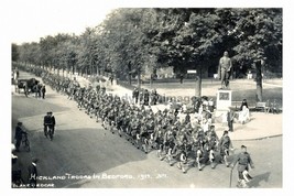 rs2061 - Highland Troop marching through the Town of Bedford - print 6x4 - £2.20 GBP
