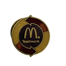 McDonald’s Teamwork Golden Arches Employee Crew Enamel Lapel Hat Pin - £4.74 GBP