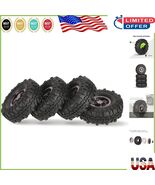 1.9 Inch RC Crawler Tires with Beadlock Rims - Superior Traction &amp; Stabi... - $1,179.65 MXN