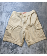 Guess Jeans Cargo Shorts Men&#39;s 31 Waist Beige 8 inch inseam Made in Mexico - $9.49