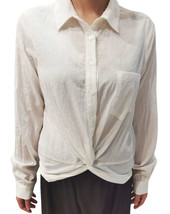 Dlurby Shirt Simple and fashionable long sleeve button-down shirt for women - £17.93 GBP