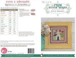 It's Sew Emma Cross Stitch Pattern - Prim Series, Pattern 7 - $6.00