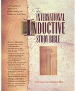 INTERNATIONAL INDUCTIVE STUDY BIBLE: NEW AMERICAN STANDARD By Harvest Ho... - $2,332.44 MXN