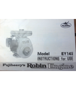 ROBIN MODEL EY14-B, 140-D INSTRUCTION MANUAL - $15.99
