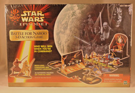 Star Wars Episode 1 Battle for Naboo 3-D Action Game - 1999 - Factory Se... - $11.29