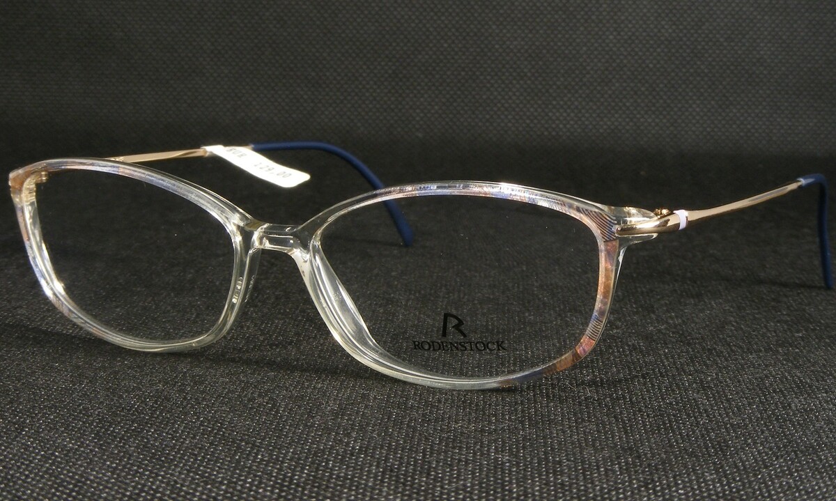 RODENSTOCK R5155 B Multicolor /Clear /Gold UNIQUE EYEGLASSES 52-15-135mm... - $115.83