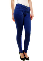 J BRAND Mujeres Vaqueros Pitillo Skinny Leg Sólido Azul Talla 24W 811K120 - £50.16 GBP