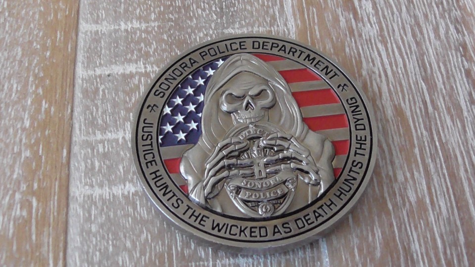 Sonora Police Department Texas Disrupting Smuggling  Challenge Coin #D589 - $44.54