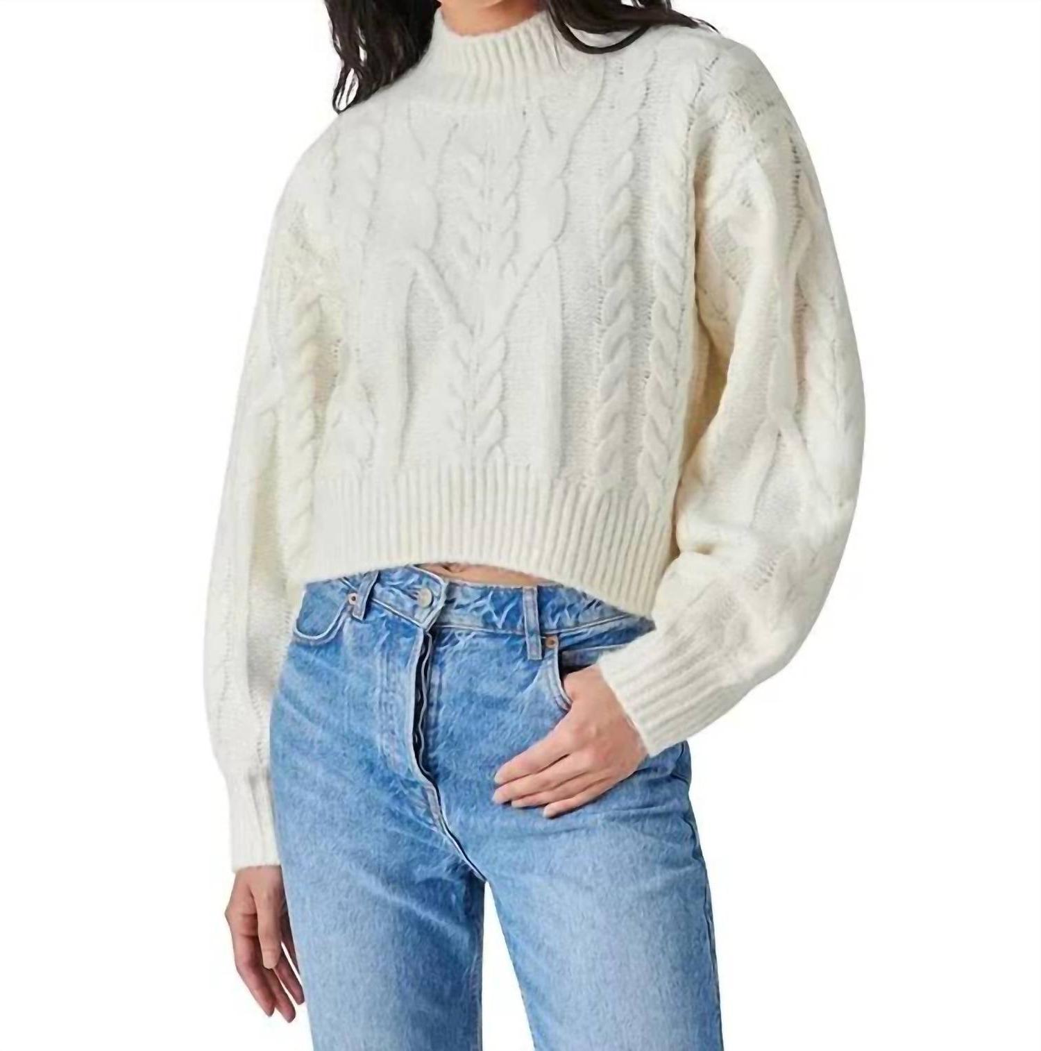 Steve Madden Marcie Sweater Cream - $52.00