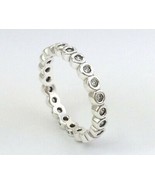 Authentic PANDORA Silver Alluring Petite Brilliant Ring Sz 4.5, 190941CZ... - $56.99