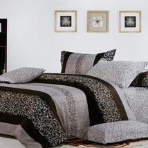 Blancho Bedding - [Charming Garret] Luxury 5PC Bed in A Bag Combo 300GSM... - £119.60 GBP