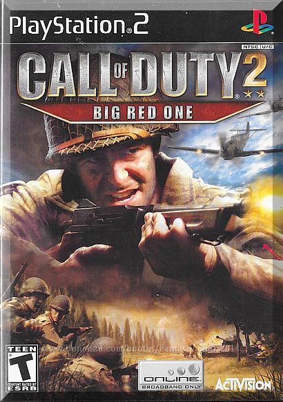 Primary image for PS2 - Call Of Duty 2: Big Red One (2005) *Complete w/Case & Instruction Booklet*