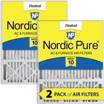 Honeywell/Lennox Ac Furnace Air Filters, 2 Pack, Nordic Pure 16X25X5. - £57.96 GBP