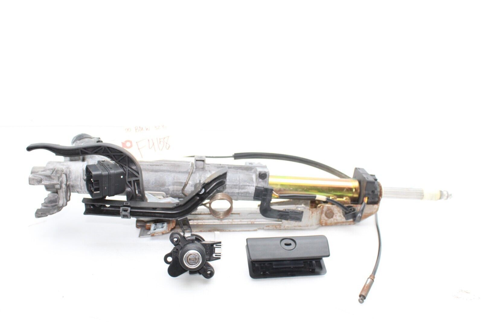00-03 BMW 323i Power Steering Column W/ Key &amp; Locks F4158 - $172.00