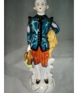 Occupied Japan Colonial 7&quot; Figurine Repaired Colorful - $258.18 MXN