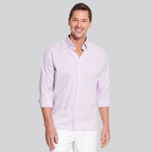 NEW Van Heusen Men&#39;s Printed Long Sleeve Button-Down Shirt M - £23.60 GBP