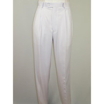 Men Apollo King Band Collarless Church Suit Mandarin 5 Hidden Buttons AG58 White image 12