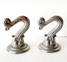 Ceiling Hooks Japan Metal Lot Of 2 Vintage 1960-70s 0609 1.75&quot; Hangers E17 - €8,58 EUR
