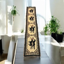 El Paso Saddle Blanket Co Table Runner Wild Horses Southwestern Cowboy R... - £28.17 GBP